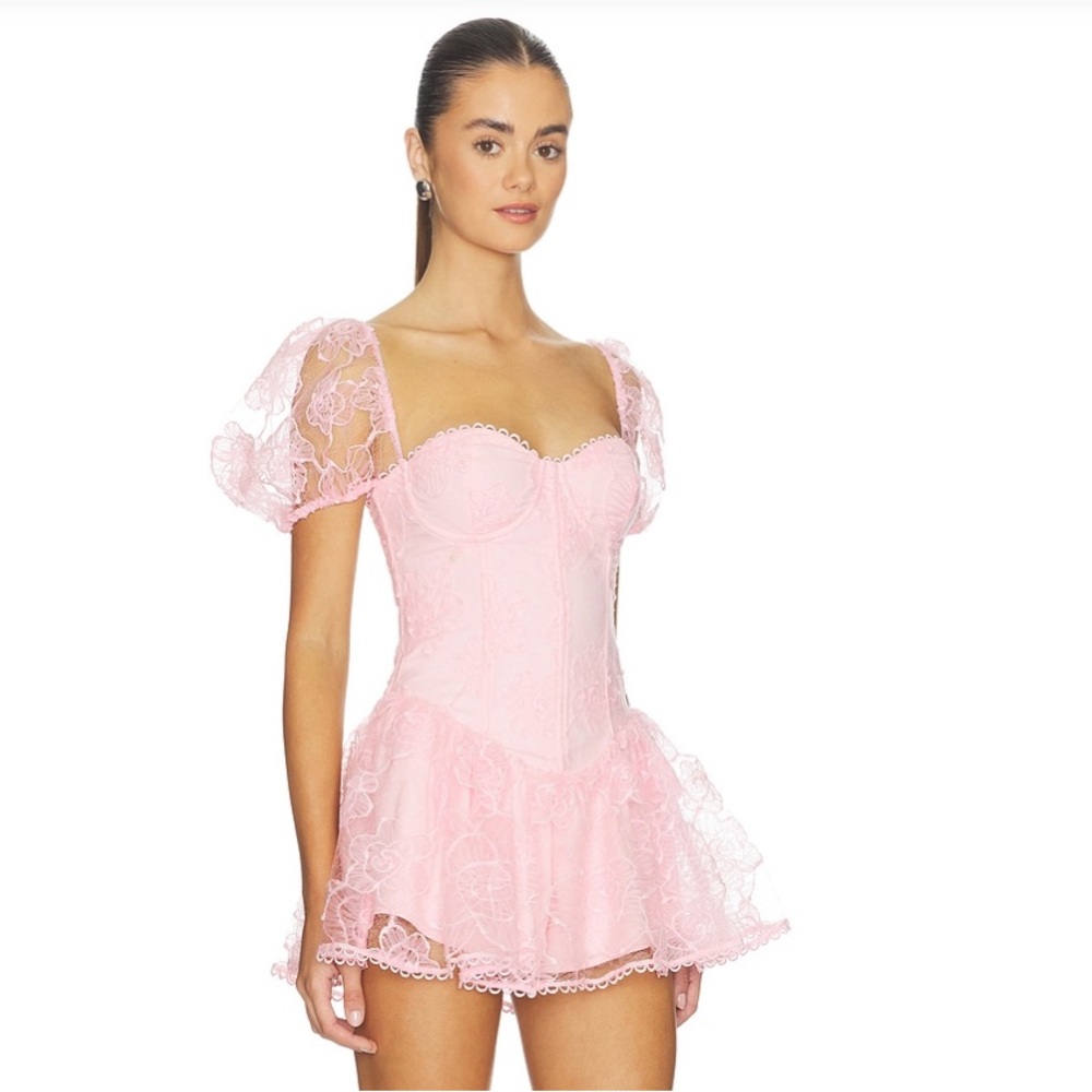 MAJORELLE Scarlett Romper in Cream - Picture 6 of 7